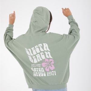 Siesta beach floral hoodie
